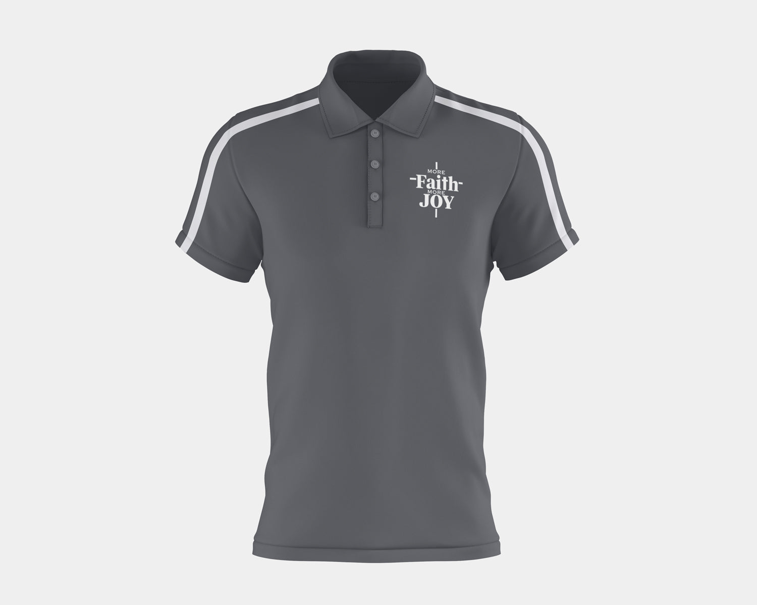 More Faith More Joy (Gray) - Mens