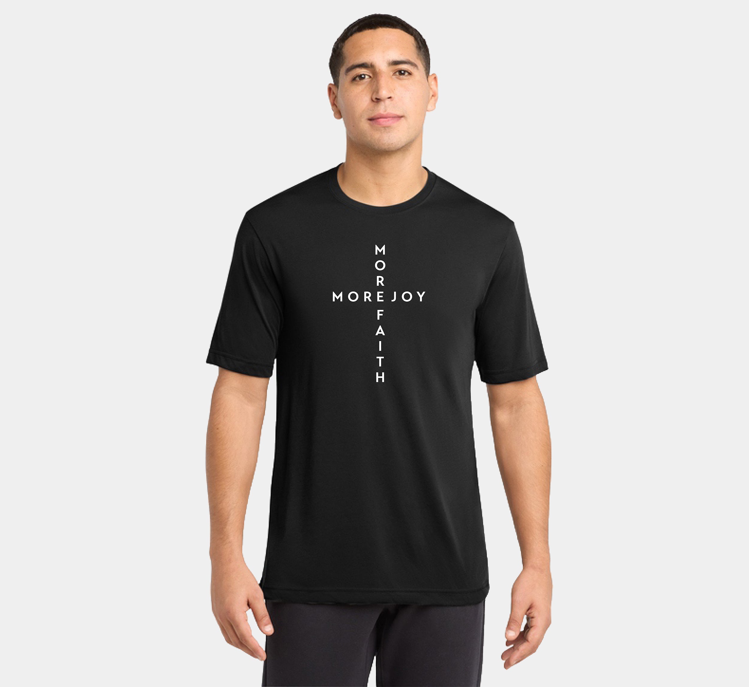 More Faith More Joy (Black) - Mens