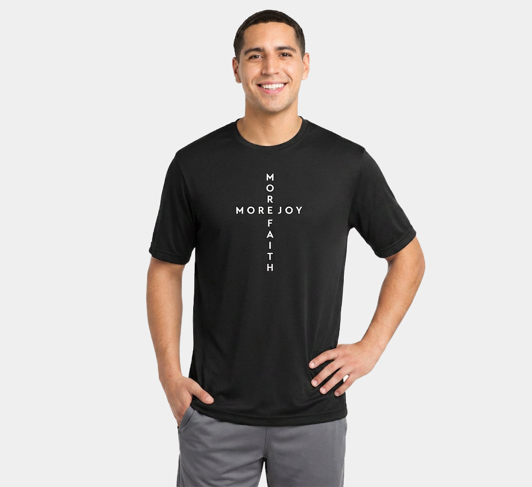 More Faith More Joy (Black) - Mens