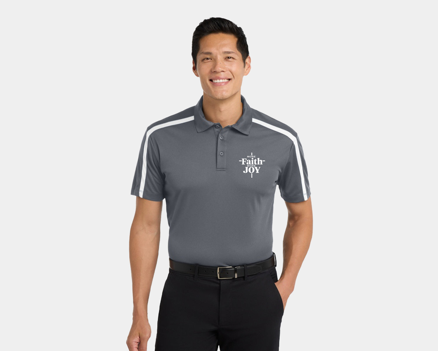 More Faith More Joy (Gray) - Mens