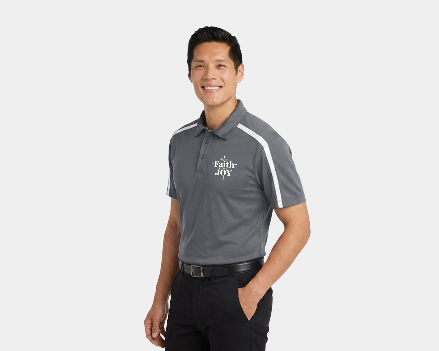 More Faith More Joy (Gray) - Mens