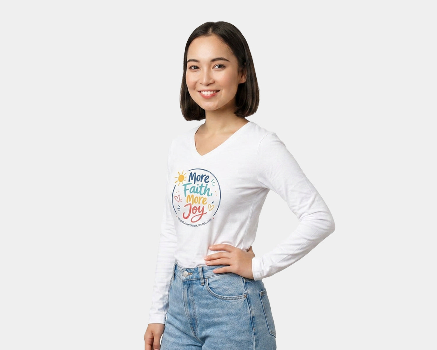 More Faith More Joy (White)